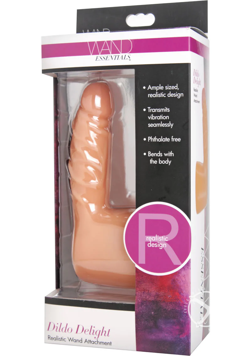 Wand Essentials Delight Realistic Penis Dildo Attachment - Image 4