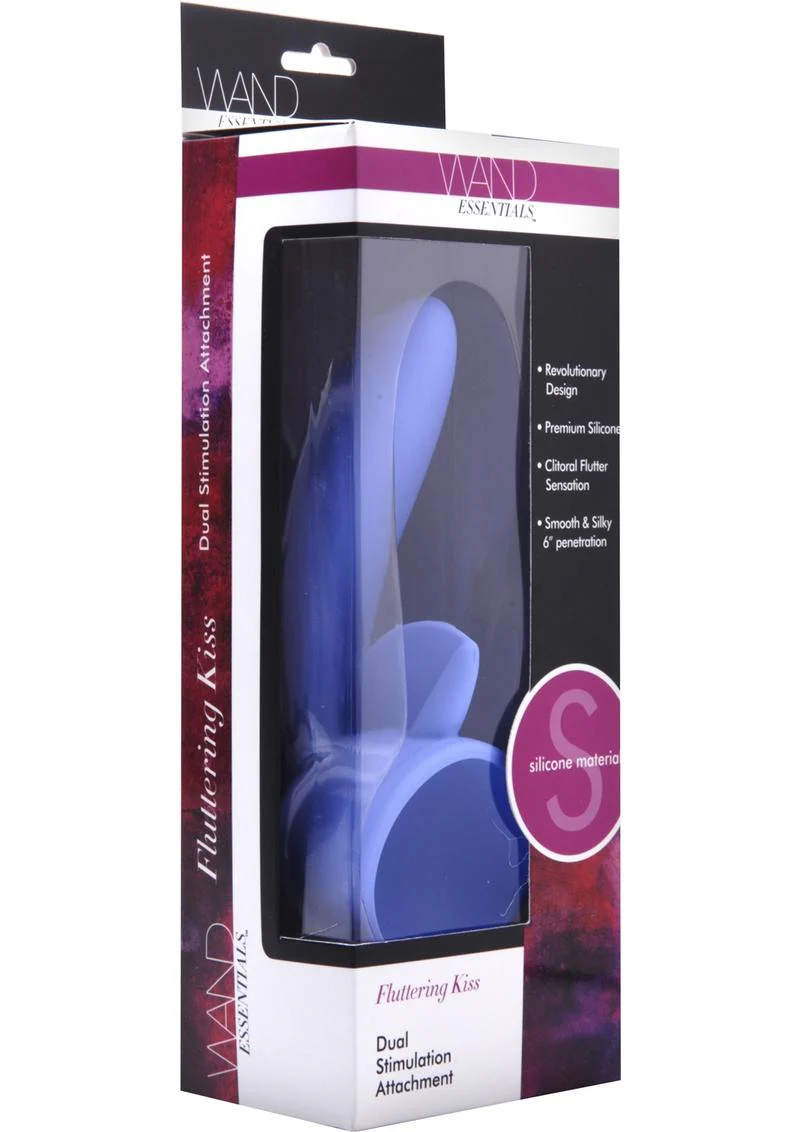 Wand Essentials Fluttering Kiss Dual Stimulation Silicone Attachment - Image 3
