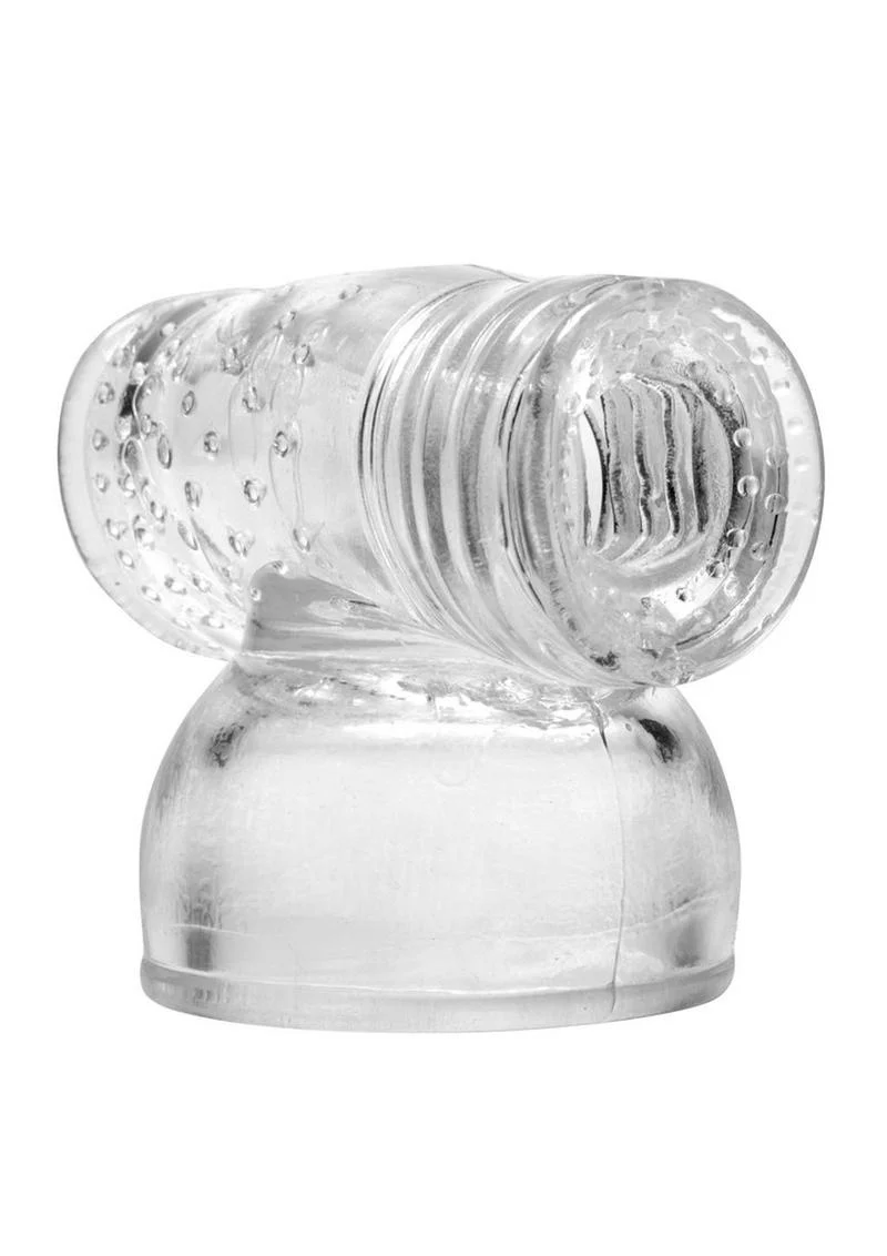 Wand Essentials Hummingbird Masturbator Attachment Clear Stimulating - Image 2