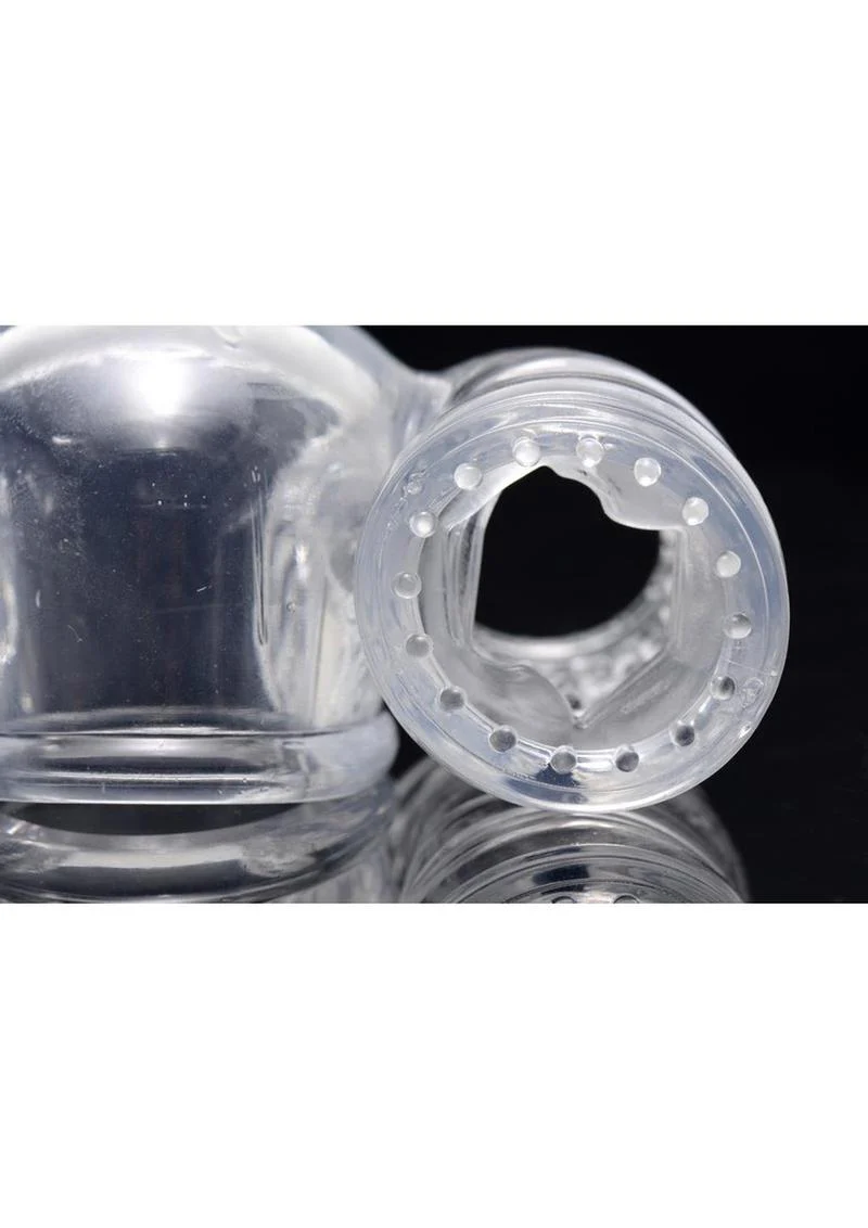 Wand Essentials Twin Turbo Strokers 2 in 1 Wand Attachment for Men - Image 3