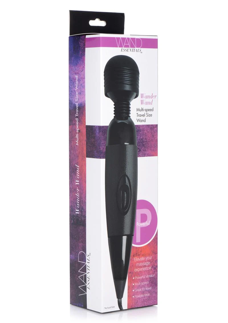 Wand Essentials Wander Wand Multi Speed Travel Size Vibrating Wand - Image 4