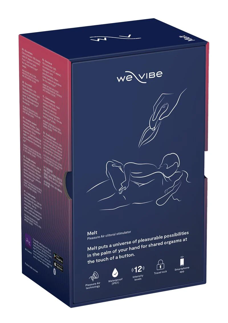 We Vibe Melt Coral Clitoral Stimulator with Pleasure Air Technology - Image 8