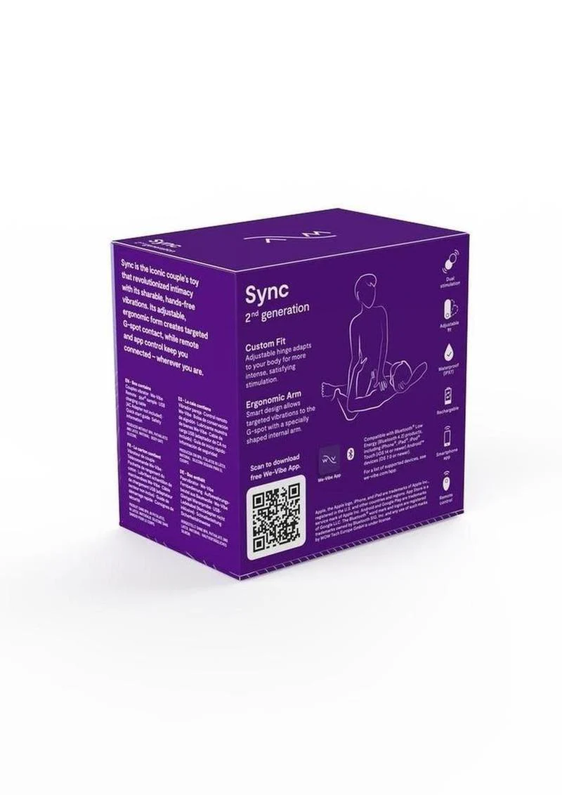 We-Vibe Sync 2nd Gen Couples Vibrator With Remote Control - Image 3