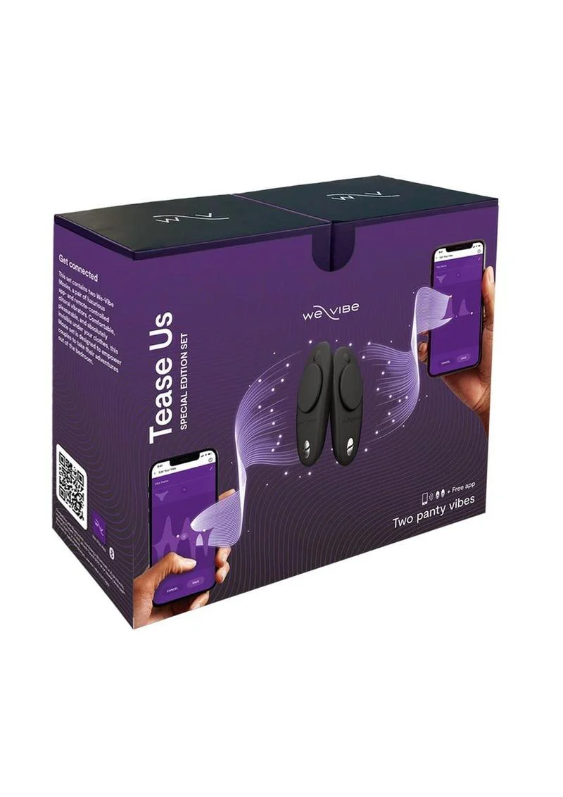 We Vibe Tease Us Set Special Edition Dual Panty Vibe Kit - Image 2