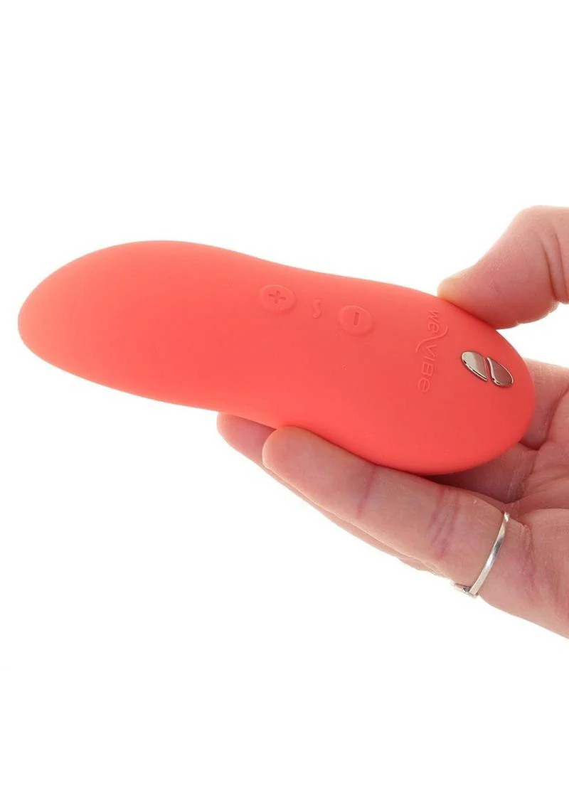 We Vibe Touch X Crave Coral Rechargeable Clitoral Vibrator - Image 3