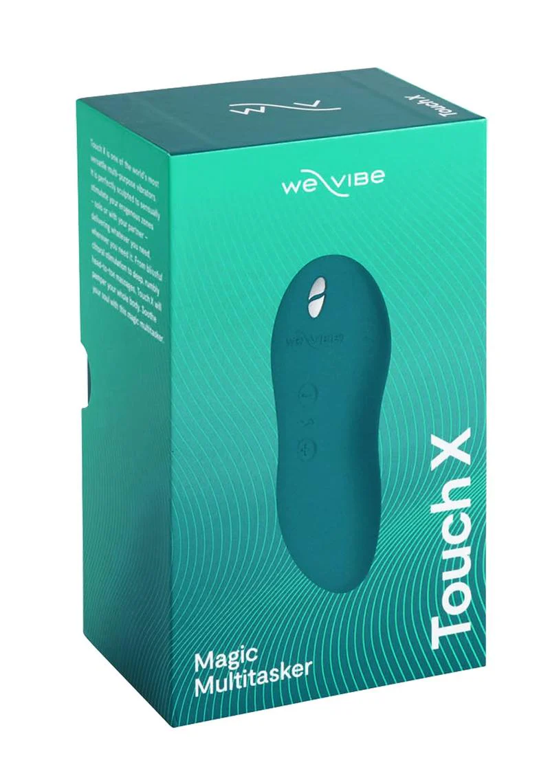We Vibe Touch X Velvet Green Rechargeable Clitoral Vibrator - Image 4