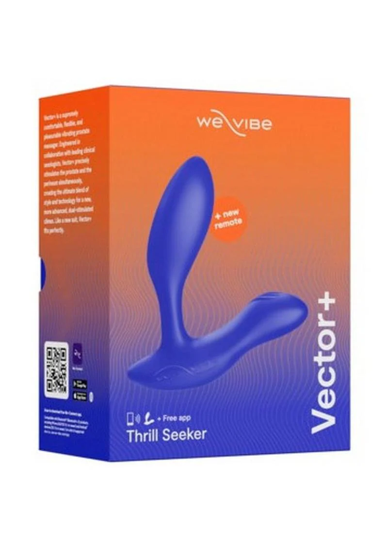 We Vibe Vector Royal Blue Vibrating Prostate Massager with Remote - Image 8
