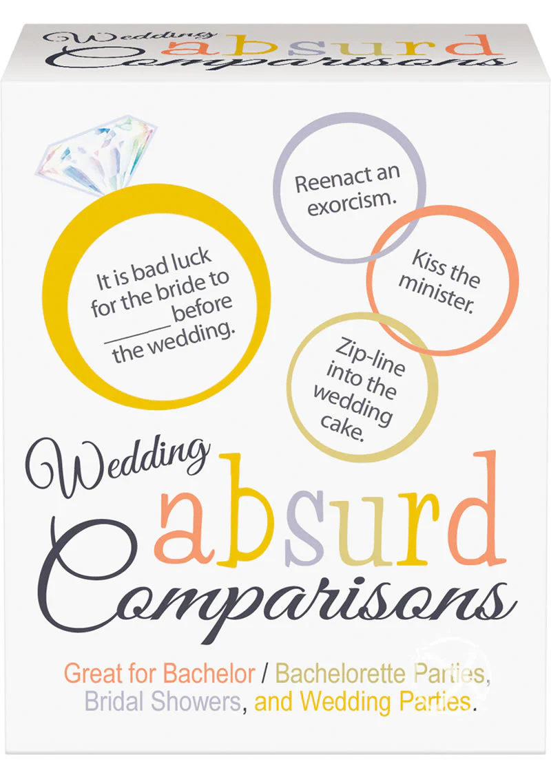 Wedding Absurd Comparisons Party Game for Fun Wedding Parties - Image 2