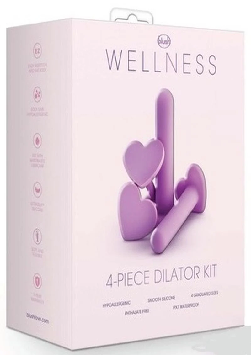 Wellness 4-Piece Dilator Kit Hypoallergenic Silicone Set - Image 4