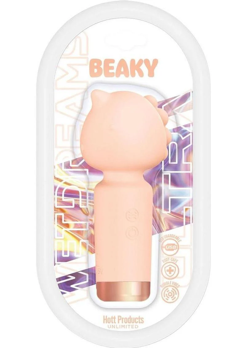 Wet Dreams Beaky Rechargeable Silicone Mini Wand Multi-Speed - Image 2