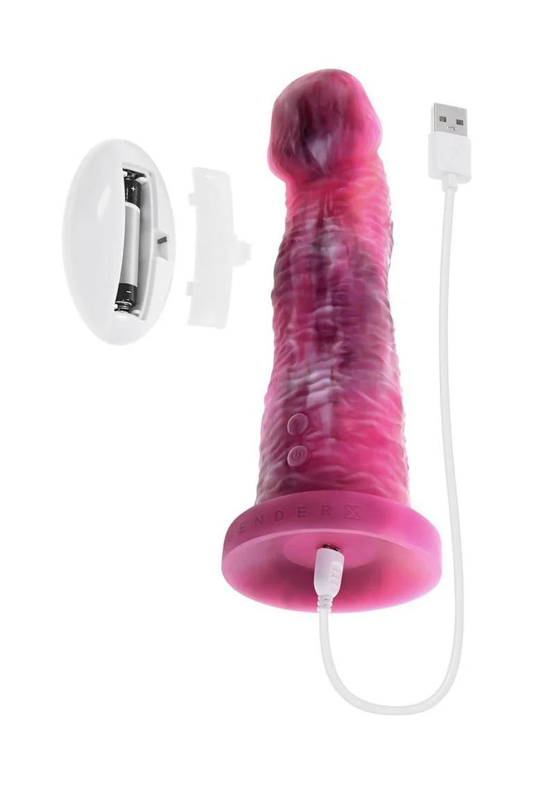 Whimsical Rechargeable Silicone Vibrating Dildo - Image 3