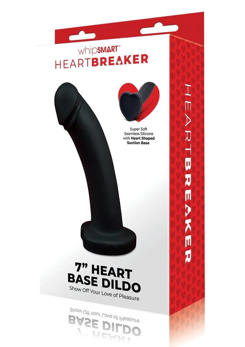 WhipSmart Heartbreaker Suction Base Silicone Dildo - Image 4