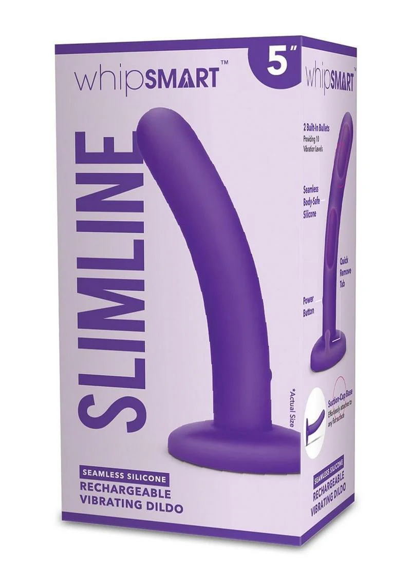 WhipSmart Slimline Rechargeable And Powerful Silicone Vibrator - Image 3