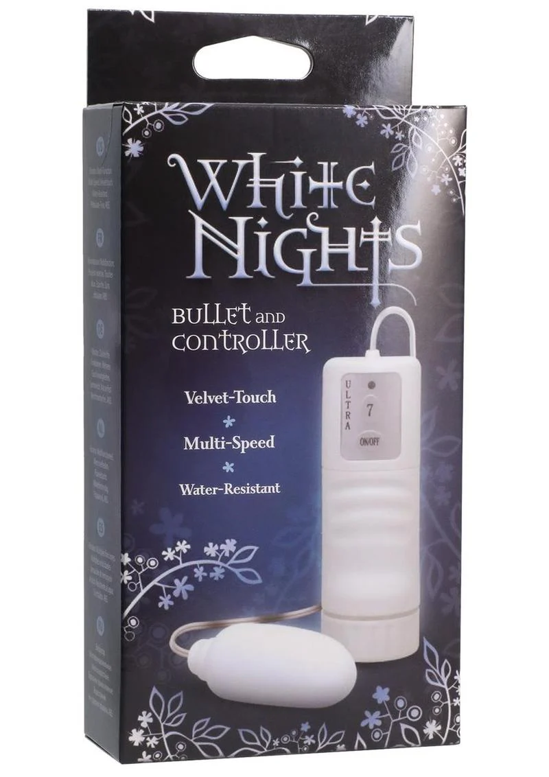 White Nights Velvet Touch Bullet and Wired Controller - Image 2