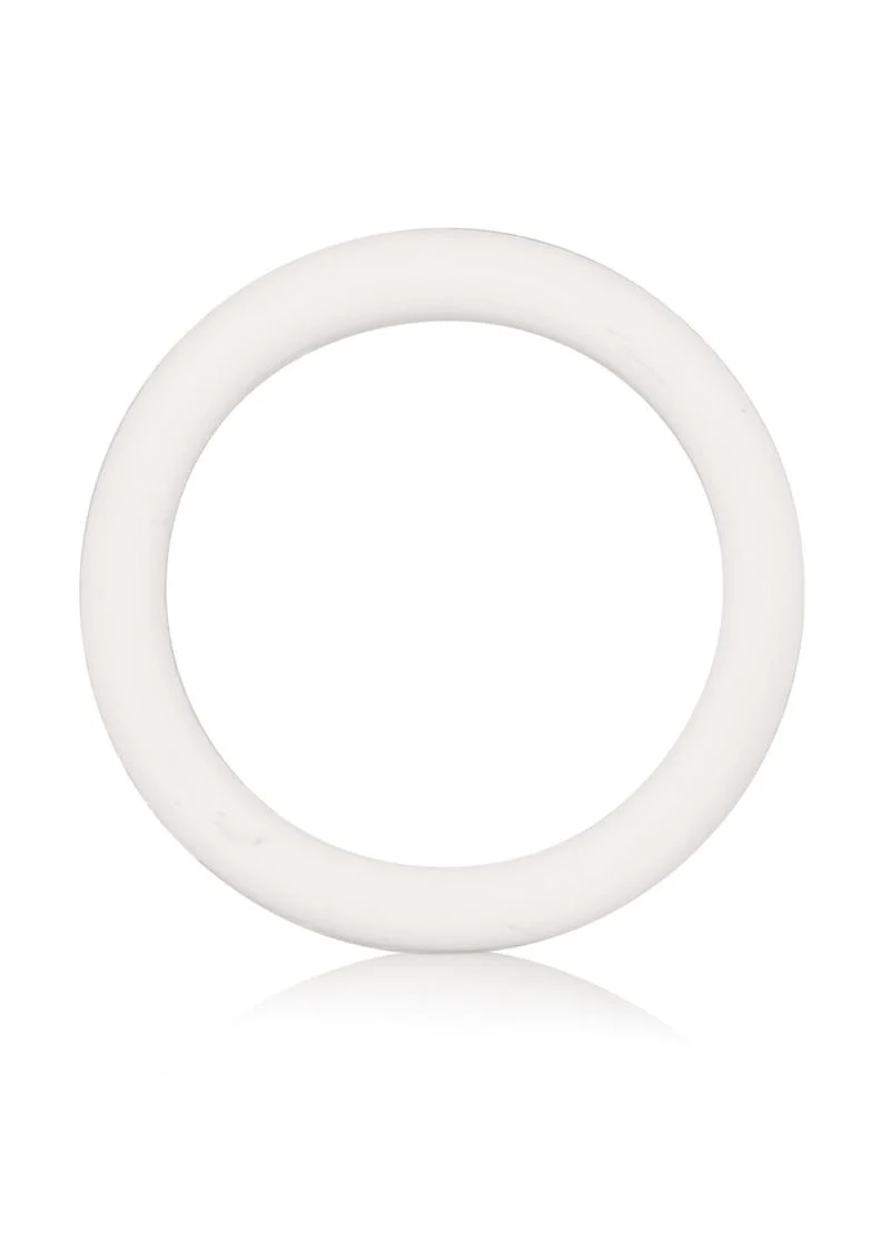 White Rubber Cock Ring  Sturdy And Durable - Image 3