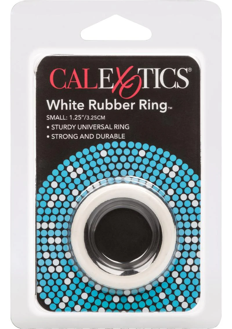 White Rubber Cock Ring  Sturdy And Durable - Image 7