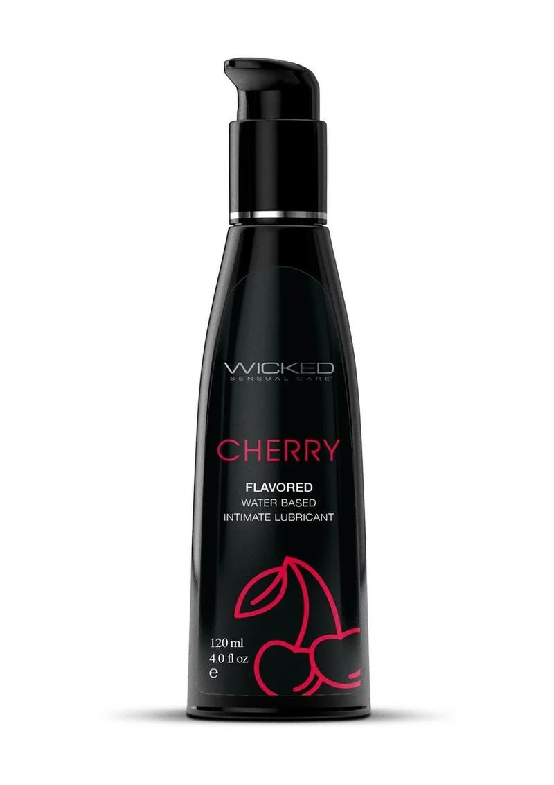 Wicked Aqua Cherry Flavored Water Based Lubricant - Image 3