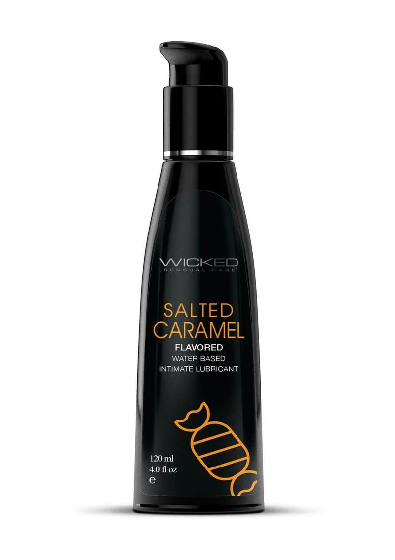 Wicked Aqua Salted Caramel Flavored Water Based Lubricant - Image 2