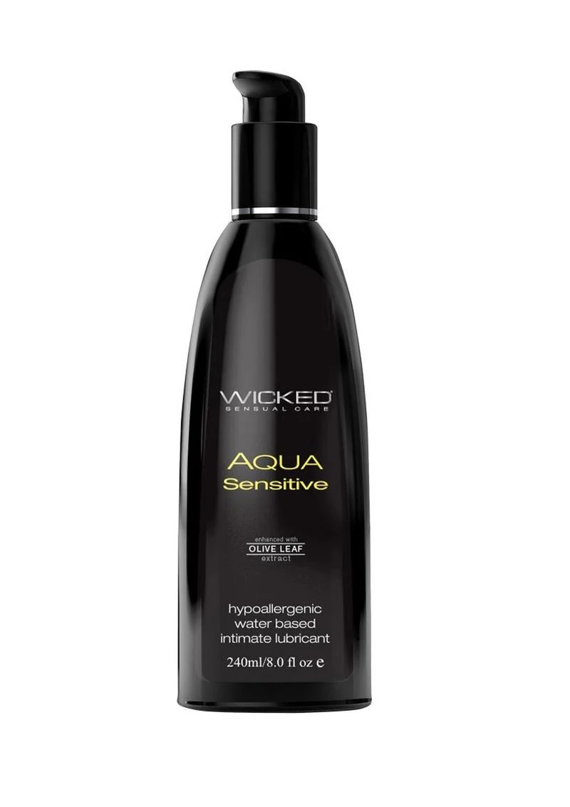 Wicked Aqua Sensitive Water Based Hypoallergenic Lubricant - Image 2