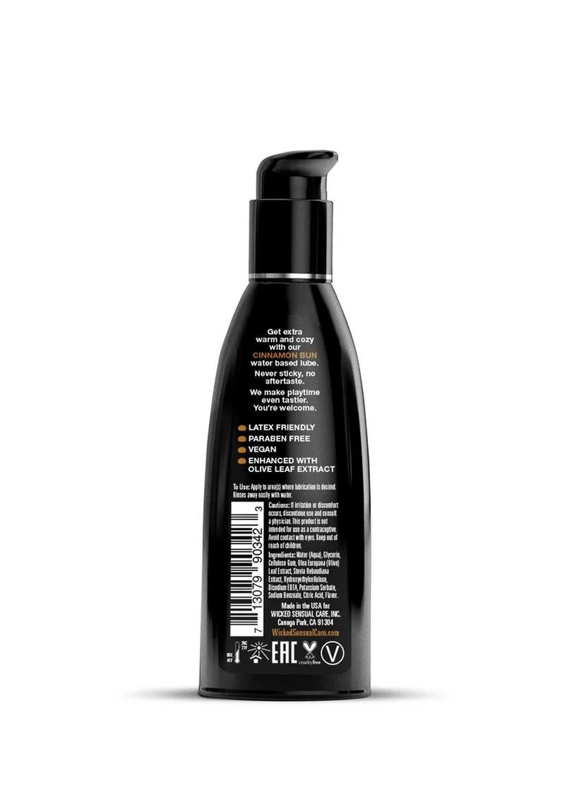 Wicked Cinnamon Bun Flavored Water Based Lubricant - Image 3