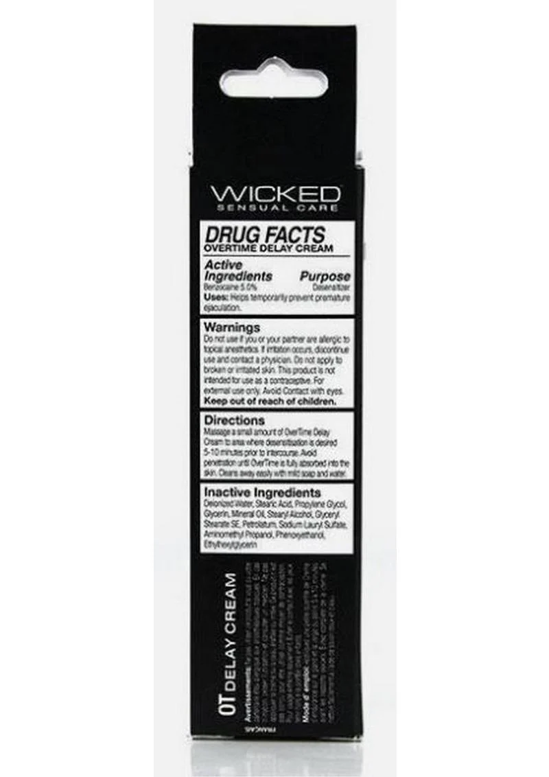 Wicked Overtime Delay Cream Prolongs Pleasure Climax Control - Image 2