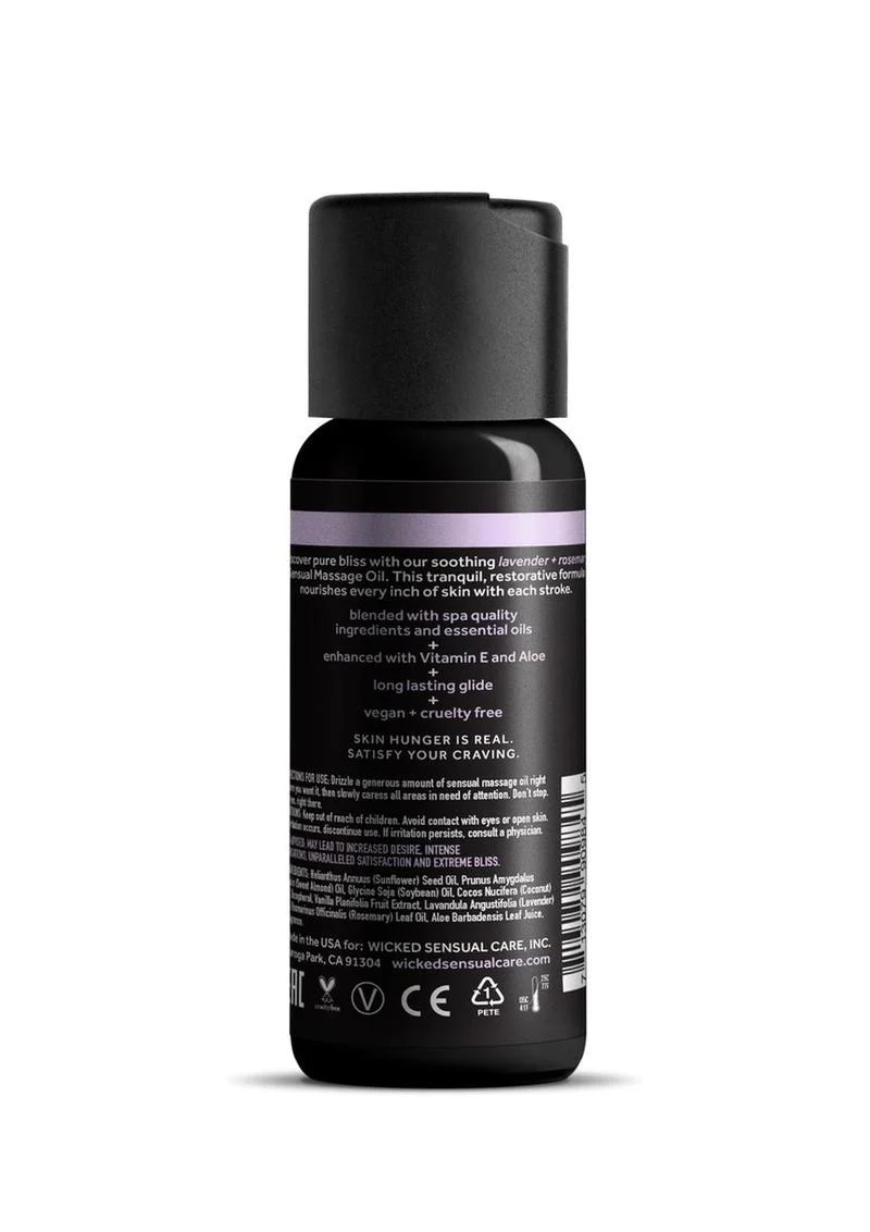 Wicked Sensual Lavender Rosemary Sensual Massage Oil - Image 2