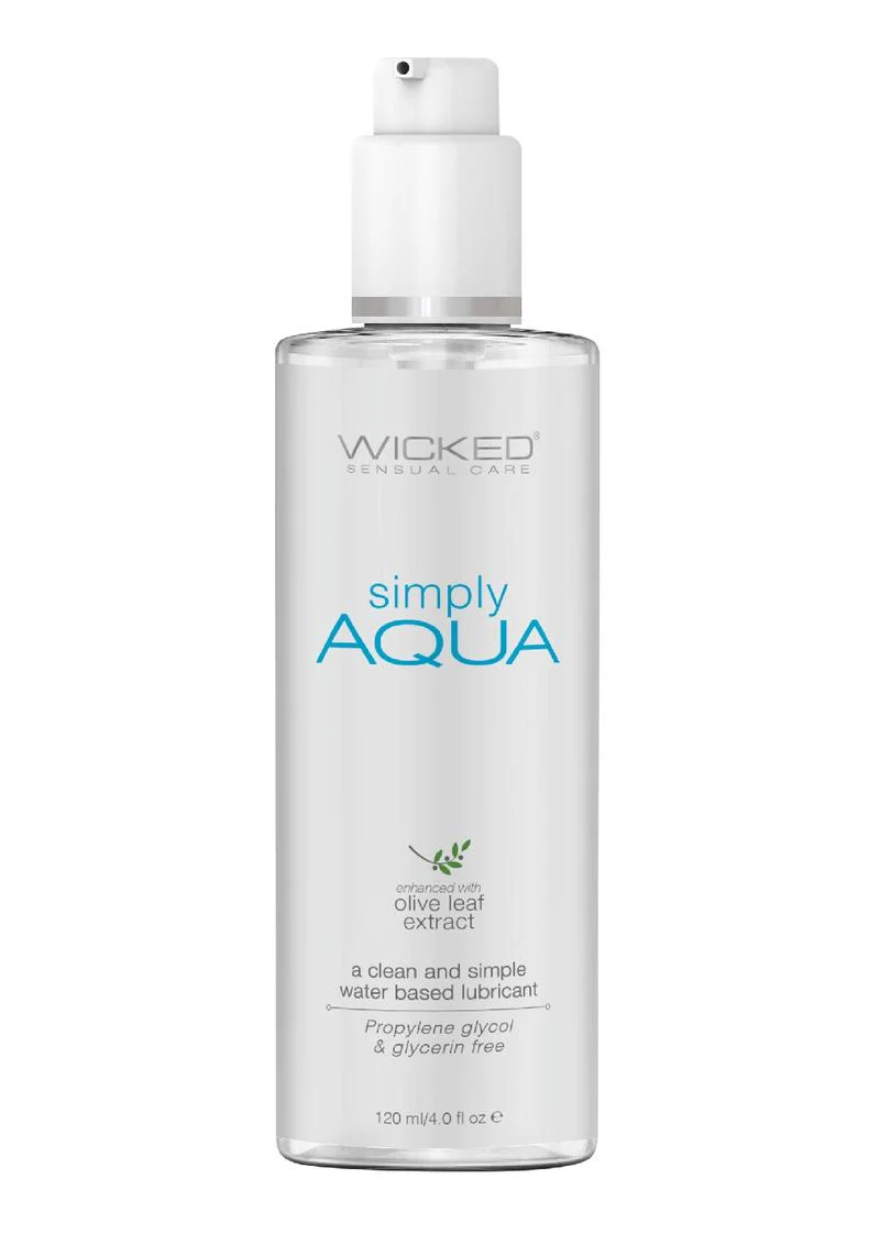 Wicked Simply Aqua Lubricant with Olive Leaf Extract - Image 2