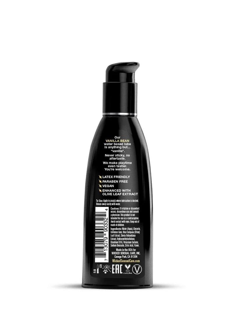 Wicked Vanilla Bean Flavored Water Based Lubricant - Image 3