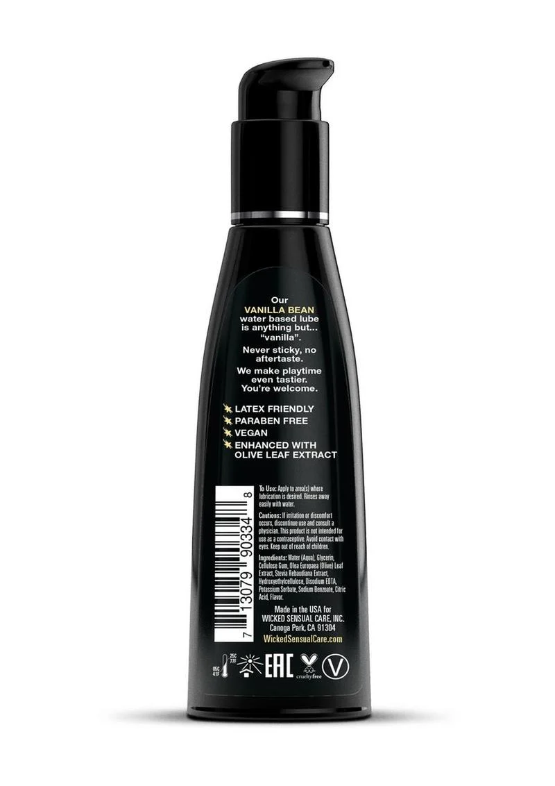 Wicked Vanilla Bean Flavored Water Based Lubricant - Image 4