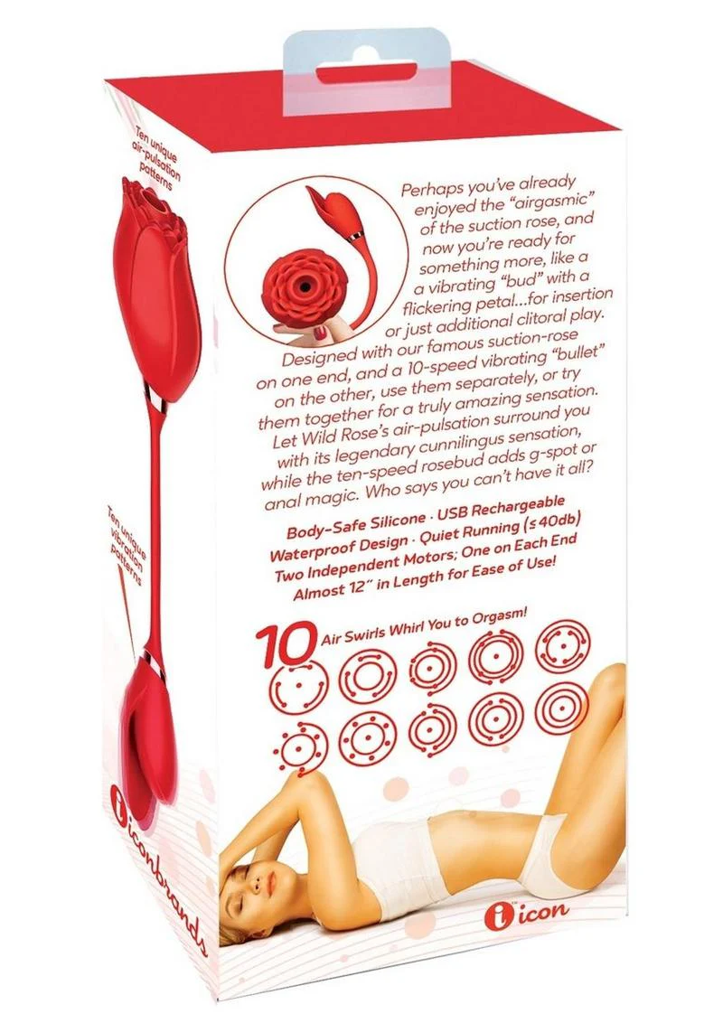 Wild Rose & Bullet Suction Clitoral Stimulator - Image 2