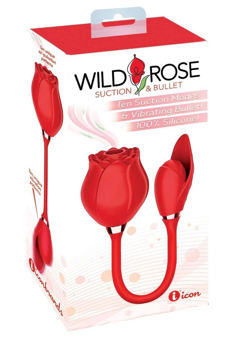 Wild Rose & Bullet Suction Clitoral Stimulator - Image 3