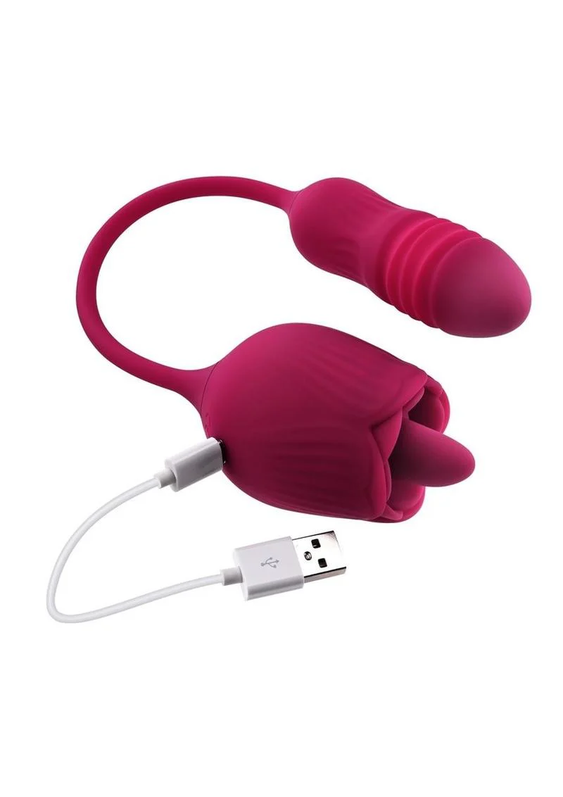 Wild Rose Dual-Stimulation Ring and Bloom Vibrator - Image 3