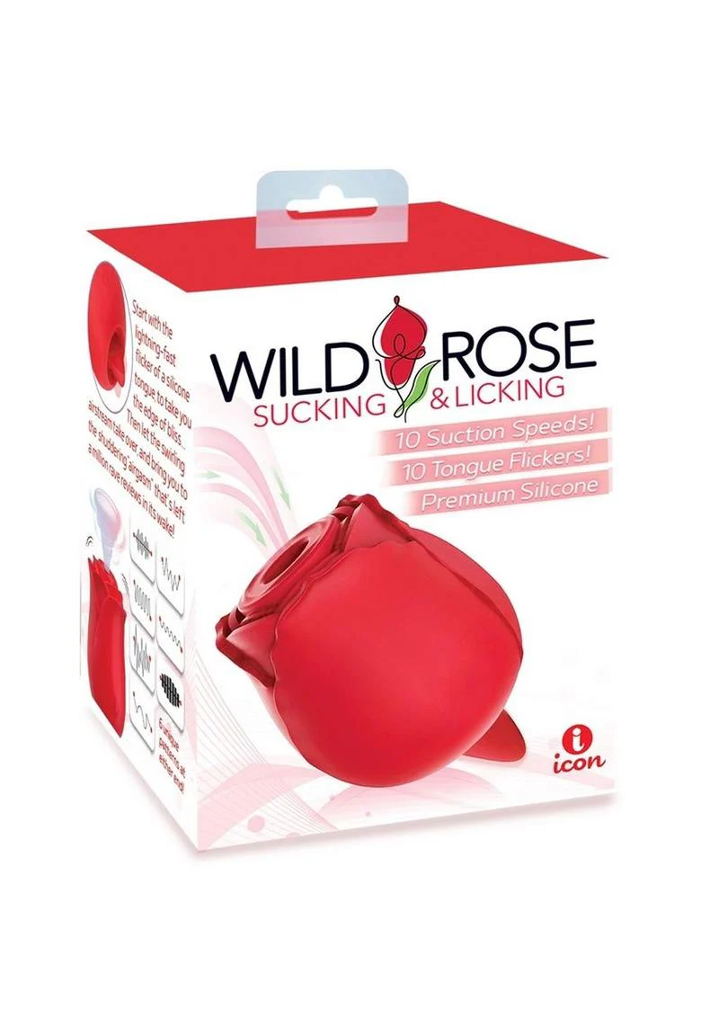Wild Rose Sucking and Licking Dual-Action Stimulator - Image 3
