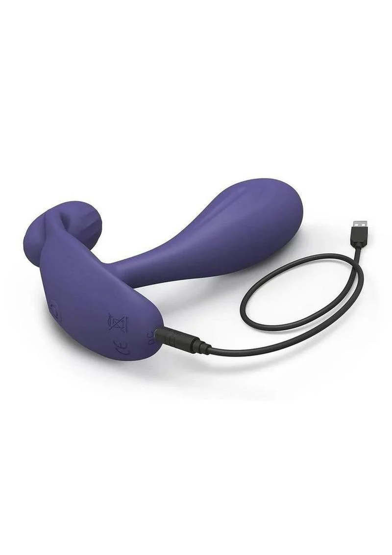 Witty Rechargeable P&G Vibrator With Clitoral Stimulator - Image 3