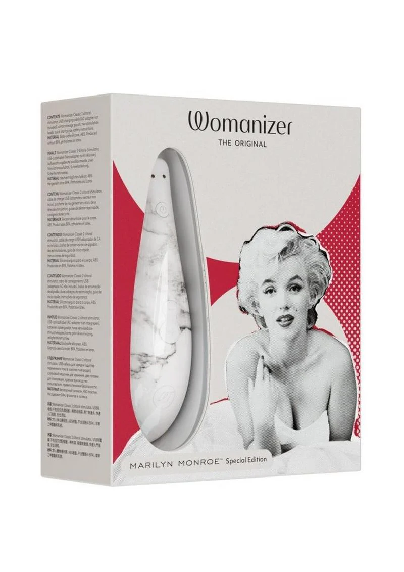 Womanizer Marilyn Monroe Special Edition Marble Clitoral Stimulator - Image 15