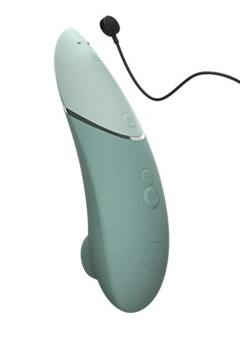 Womanizer Next Sage Green Rechargeable Silicone Clitoral Stimulator - Image 2