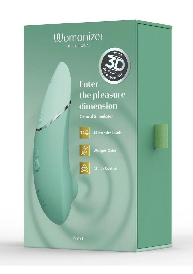 Womanizer Next Sage Green Rechargeable Silicone Clitoral Stimulator - Image 4