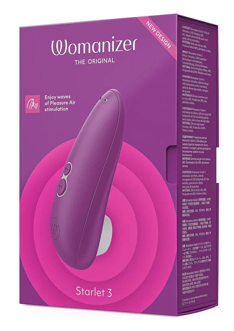 Womanizer Starlet 3 Indigo Rechargeable Silicone Clitoral Stimulator - Image 20