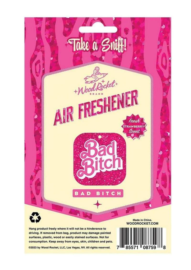 Wood Rocket Bad Bitch Air Freshener - Image 3