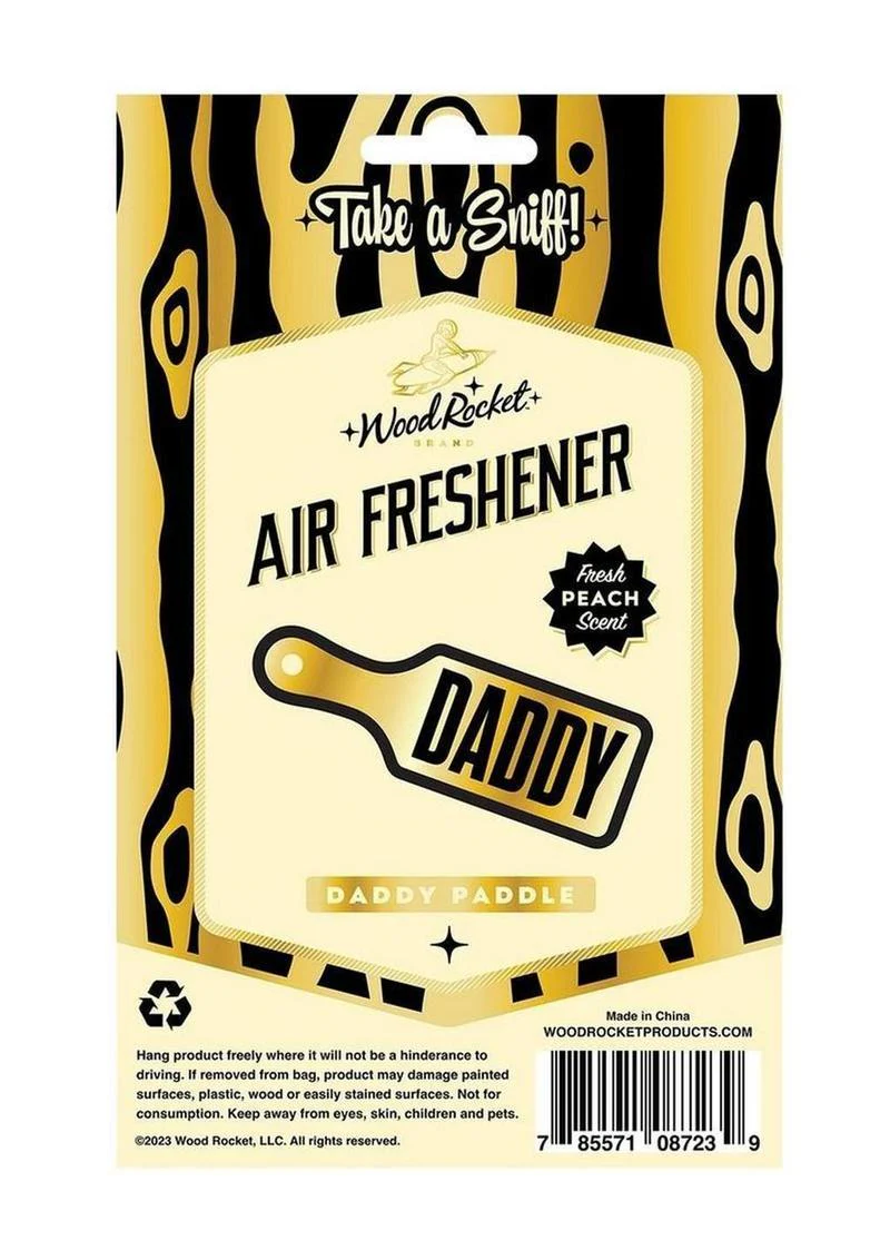 Wood Rocket Daddy Paddle Air Freshener - Image 3