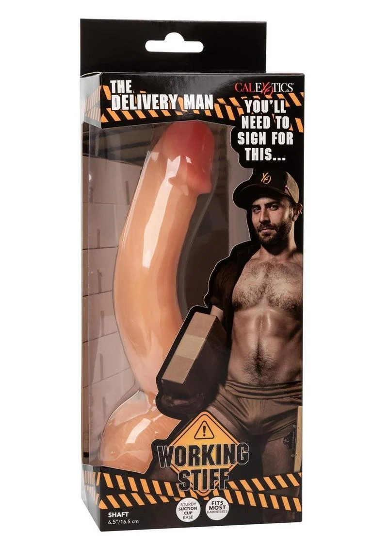 Working Stiff The Delivery Man Realistic Posable Dildo with Suction Cup - Image 4