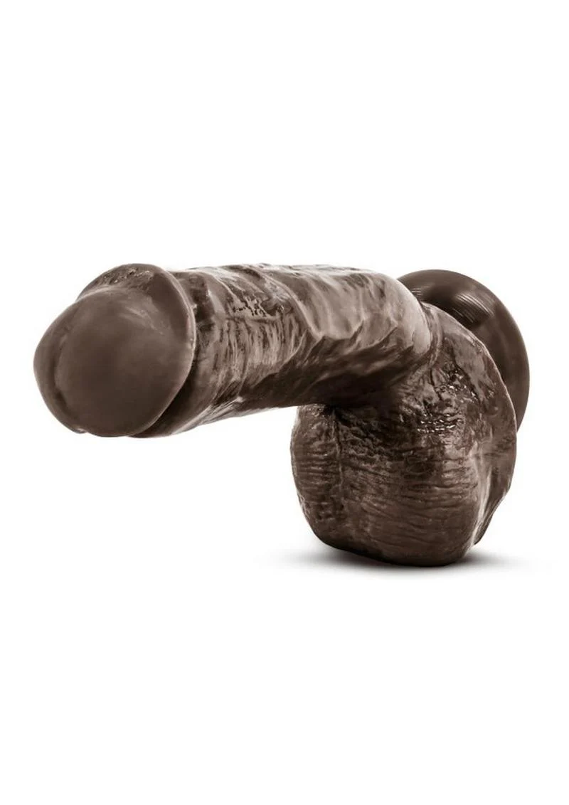 X5 Hard On Dildo with Balls Soft Realistic Feel Harness Compatible - Image 2