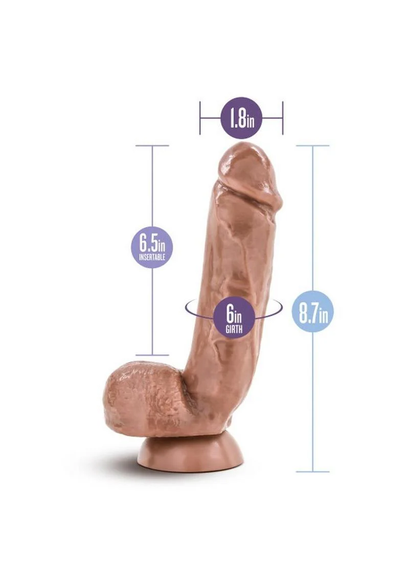 X5 Mister Grande Dildo with Balls Soft Realistic Feel Suction Cup - Image 3