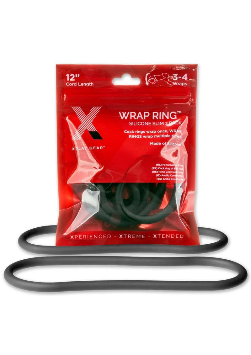 XPlay Wrap Ring Silicone Slim 2-Pack for Customizable Cock Rings - Image 11