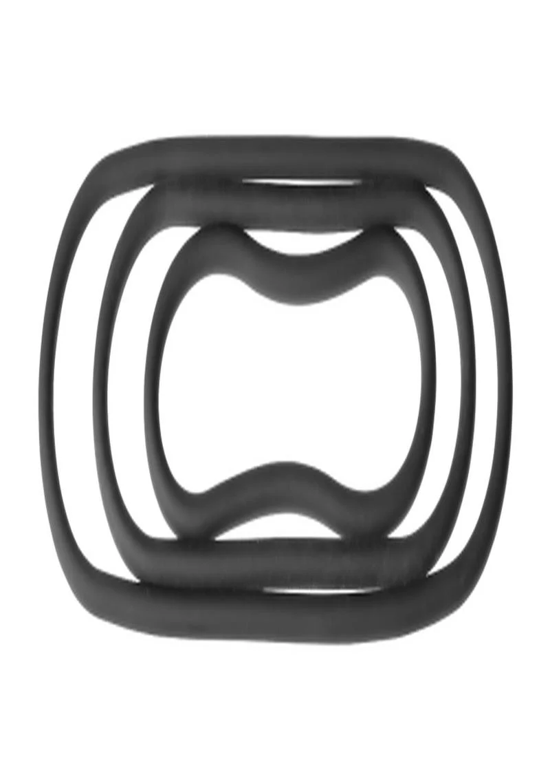 XPlay Wrap Ring Silicone Slim 3-Pack Mixed Sizes - Image 2