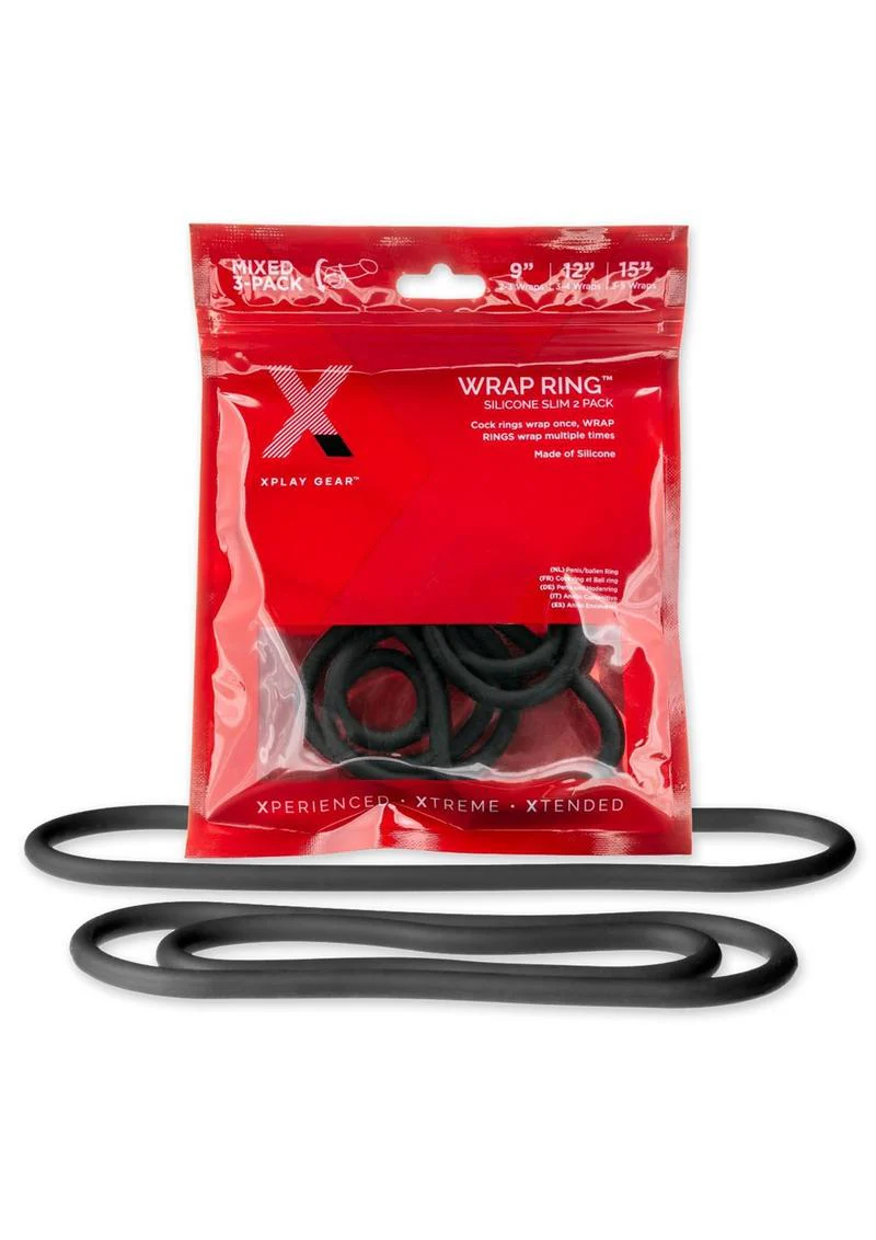 XPlay Wrap Ring Silicone Slim 3-Pack Mixed Sizes - Image 3