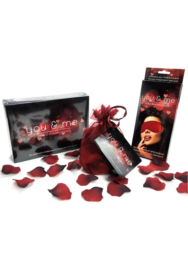 You And Me Silky Red Blindfold Gift Set Intimate Collection - Image 2