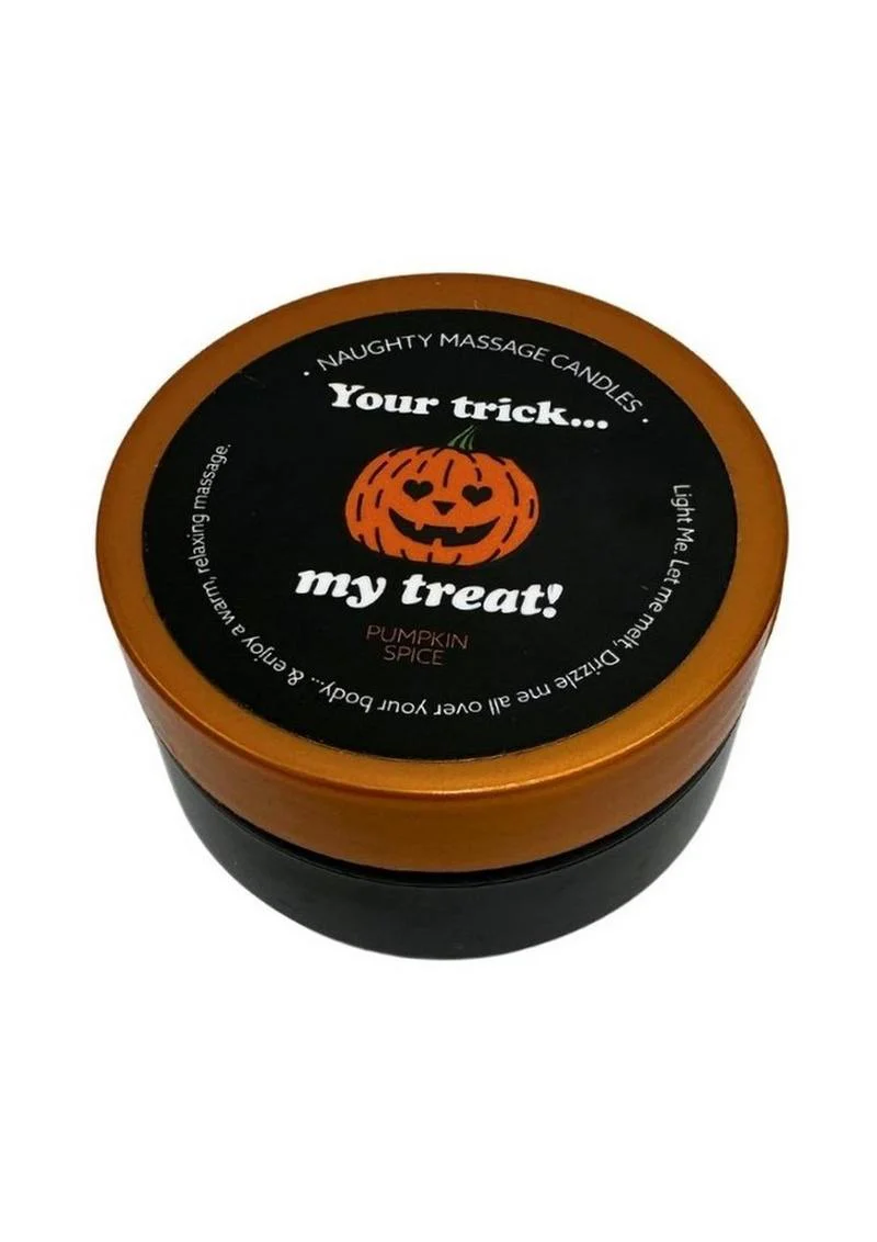 Your Trick My Treat! Pumpkin Spice Massage Candle - Image 2
