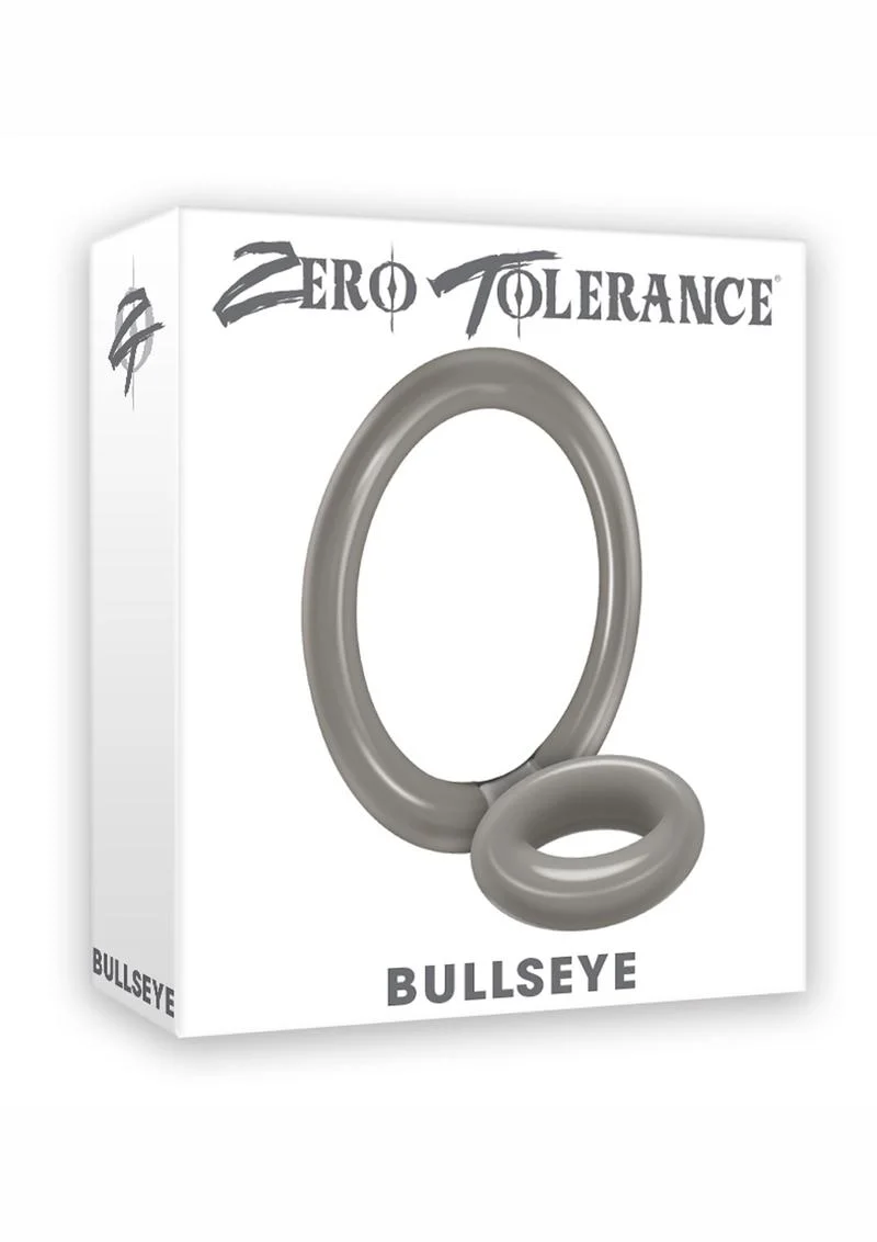 Zero Tolerance Bullseye Double Loop Cock Ring with Ball Strap - Image 3