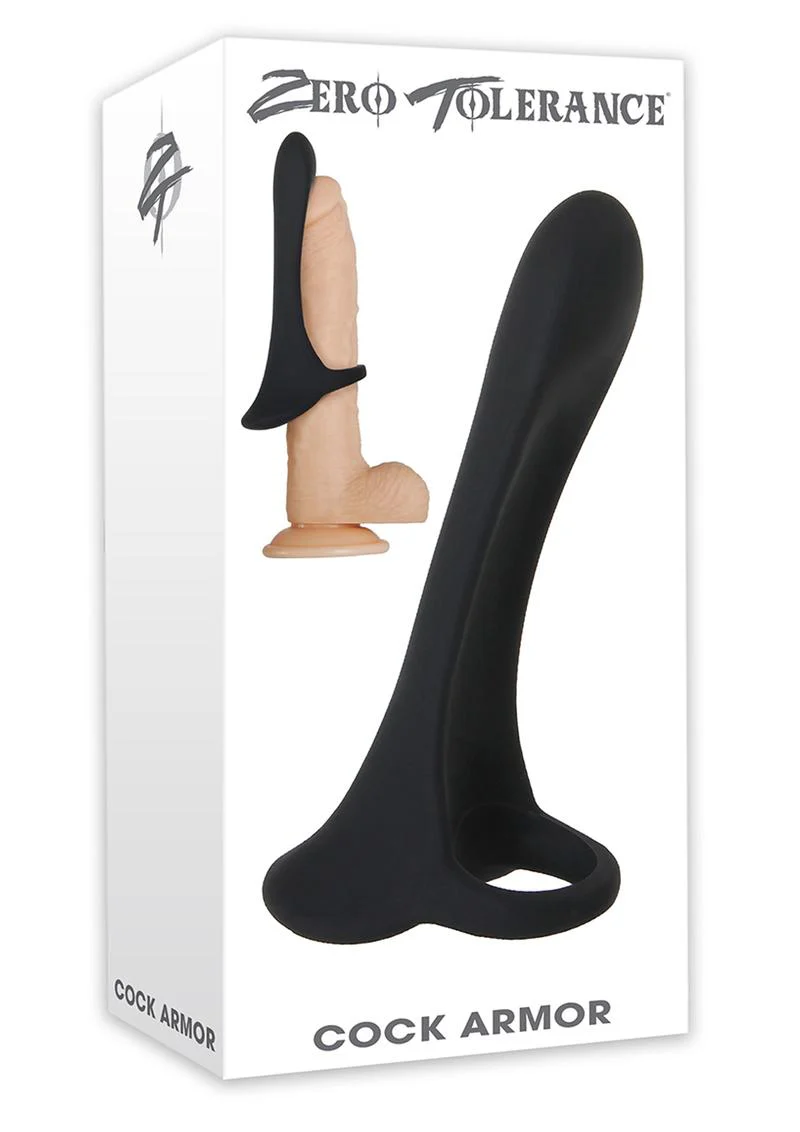 Zero Tolerance Cock Armor Rechargeable Silicone Vibrating Cock Ring - Image 4